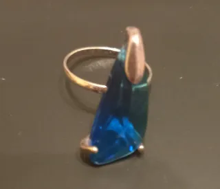 Conjunto Joyas Mujer Azul y Plata