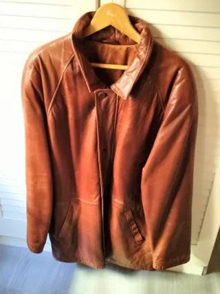 Chaquetón Piel 3/4 Peletería Serrano Talla 56