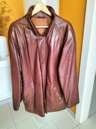 Chaquetón Piel 3/4 Peletería Serrano Talla 56