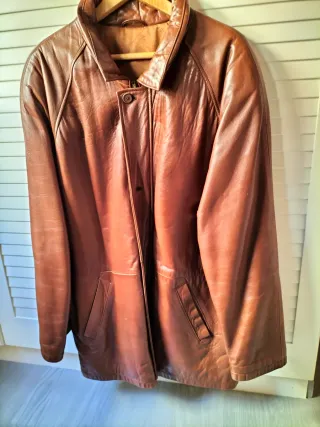 Chaquetón Piel 3/4 Peletería Serrano Talla 56