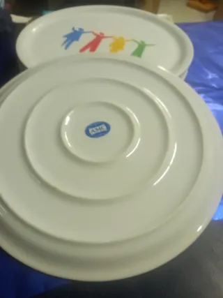 6 Piatti AMC Ceramica Decorati