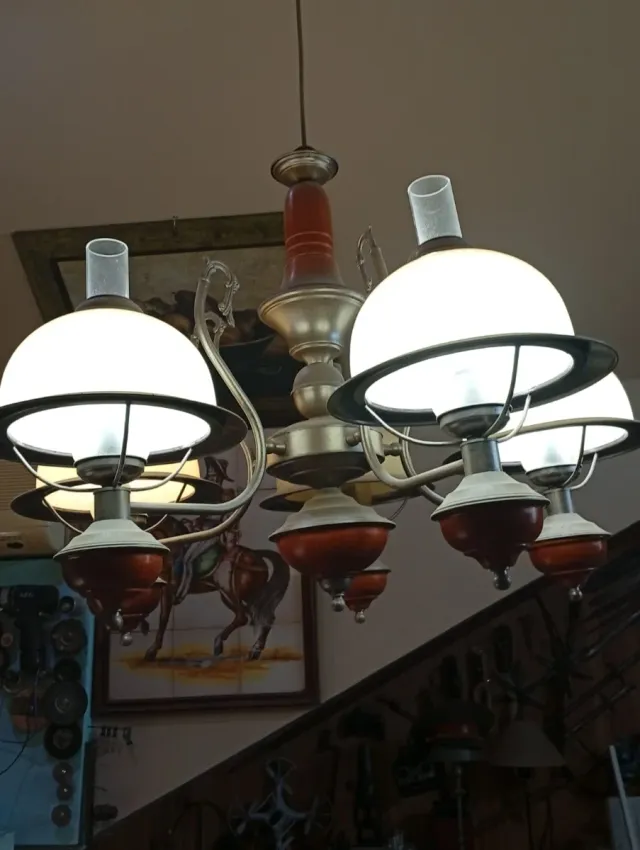 Lámpara de techo 5 brazos