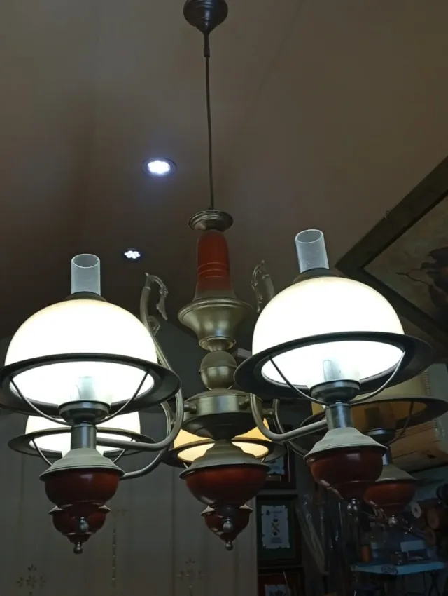 Lámpara de techo 5 brazos