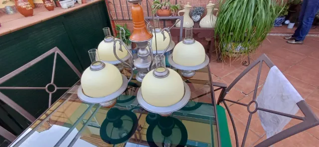 Lámpara de techo 5 brazos