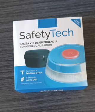 SafetyTech Baliza V16 Emergencia Geolocalización
