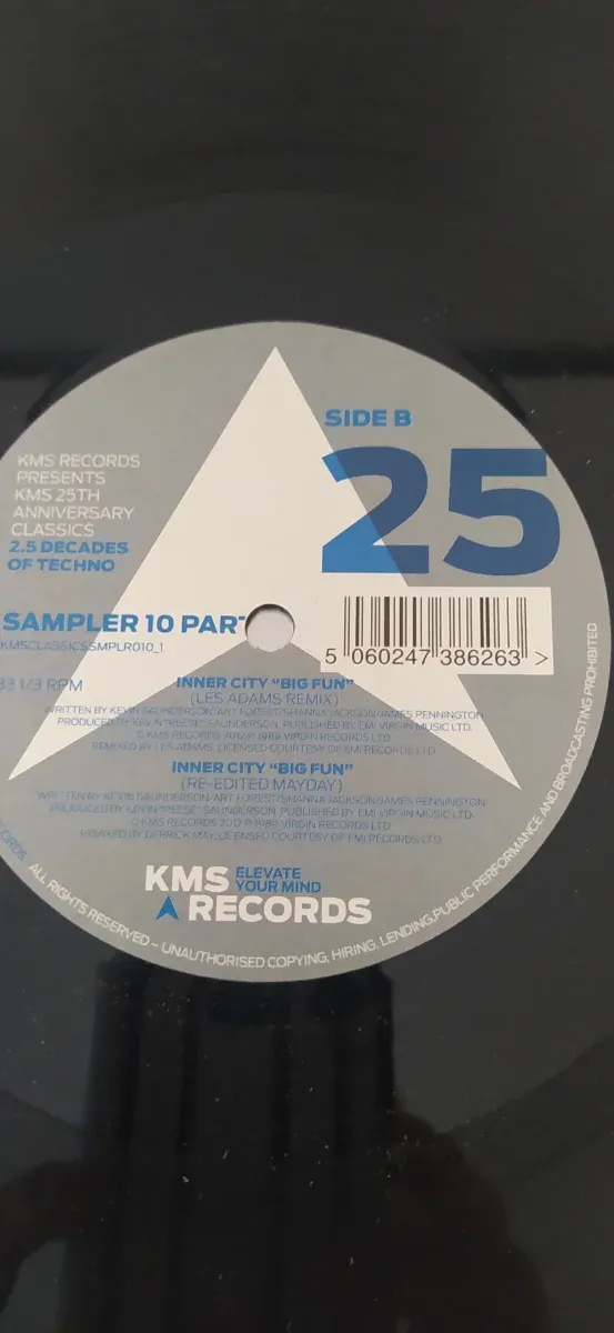 Vinilo KMS 25th Anniversary Classics Techno