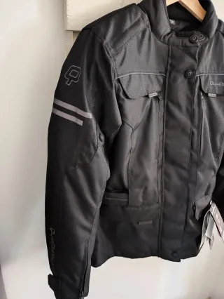 Chaqueta Moto QuarterMile Alice Evo 2.0 Negra Tall