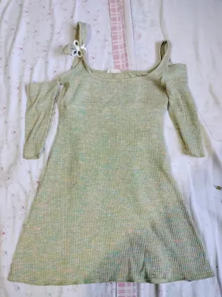 Vestido tirantes mujer verde multicolor