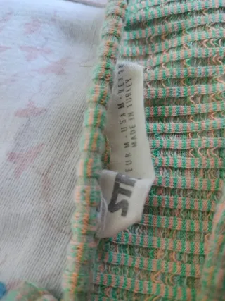 Vestido tirantes mujer verde multicolor