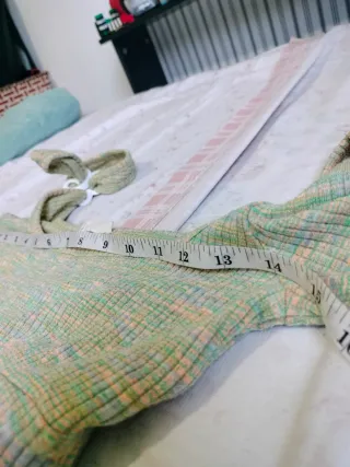 Vestido tirantes mujer verde multicolor