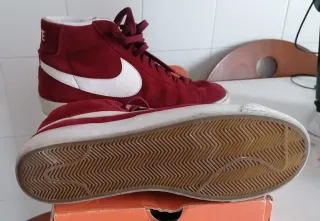 Nike Bordeaux Camoscio Tg 46