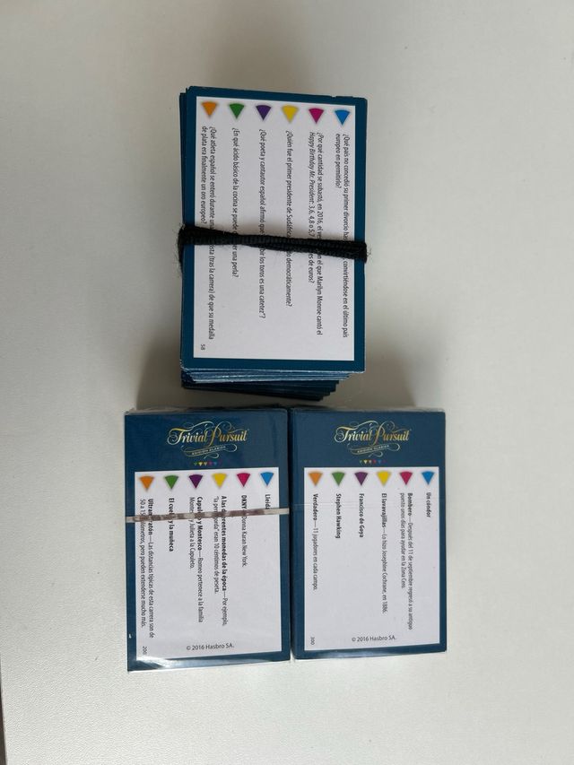 Cartas Trivial Pursuit