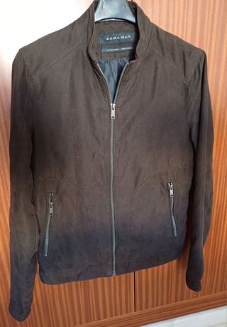Cazadora Zara ante hombre Talla S