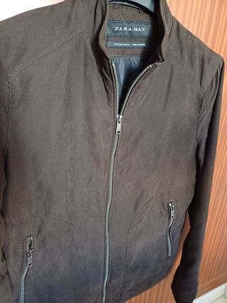 Cazadora Zara ante hombre Talla S