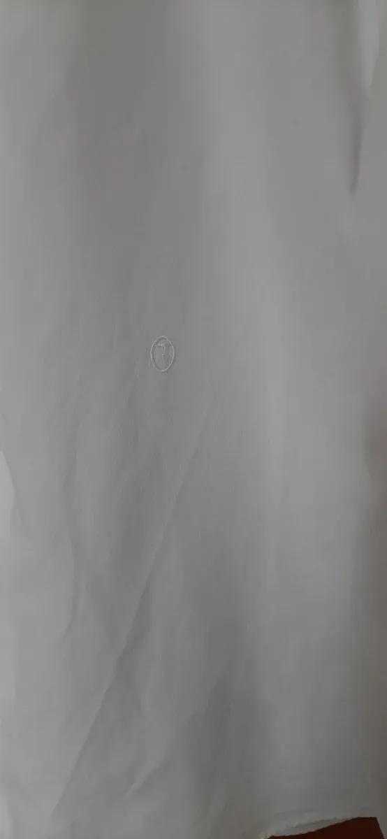 Camicia bianca uomo cotone taglia 41/16