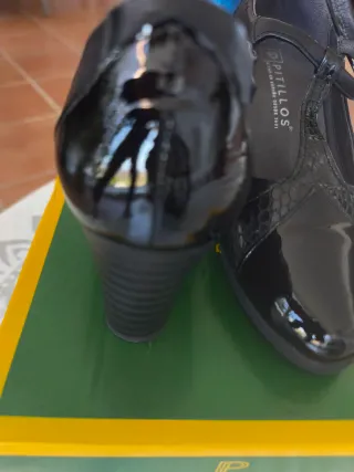 Zapatos Pitillos Piel Talla 38 Mujer