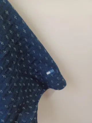 Polo Tommy Hilfiger Azul Estampado