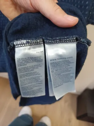 Polo Tommy Hilfiger Azul Estampado