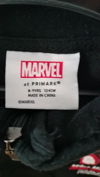 Sudadera Spiderman Miles Morales niño. Talla 8-9