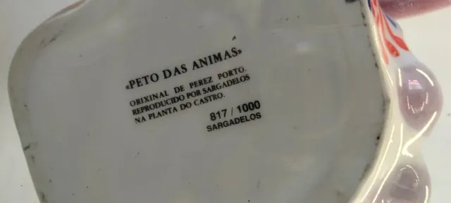 Figura de porcelana de sargadelos