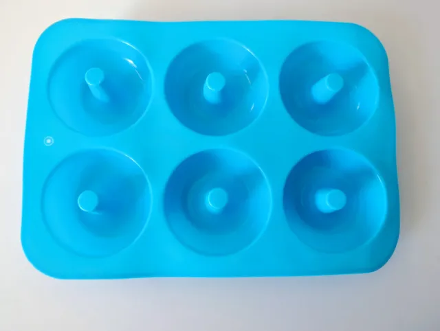 Molde Silicona Rosquillas Donut 6 Cavidades