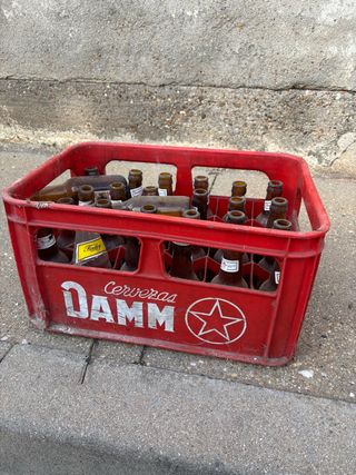 Scatola di bottiglie DAMM Botellines Antiche