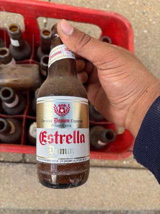 Scatola di bottiglie DAMM Botellines Antiche