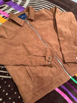 Chaqueta marrón Kiabi efecto ante