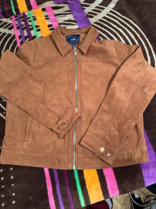 Chaqueta marrón Kiabi efecto ante