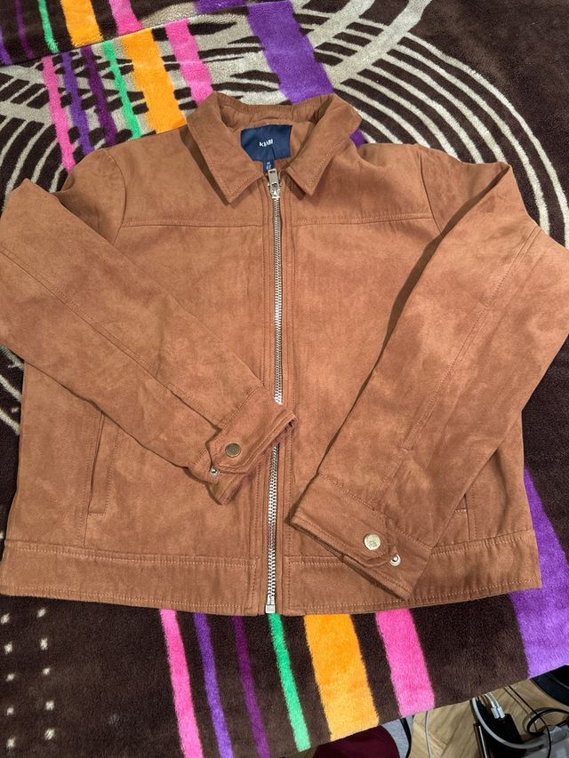 Chaqueta marrón Kiabi efecto ante