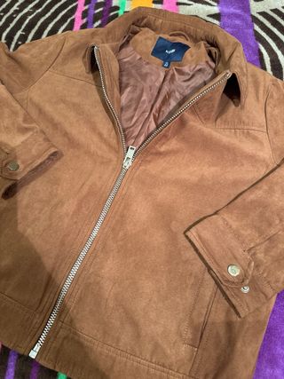 Chaqueta marrón Kiabi efecto ante