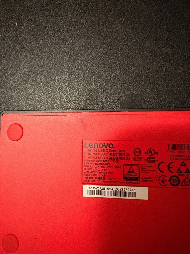 Dock Station Lenovo USB-C