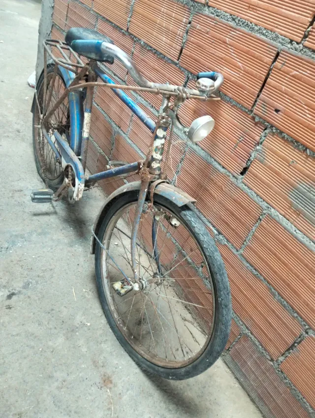 Bicicleta Orbea de varillas azul