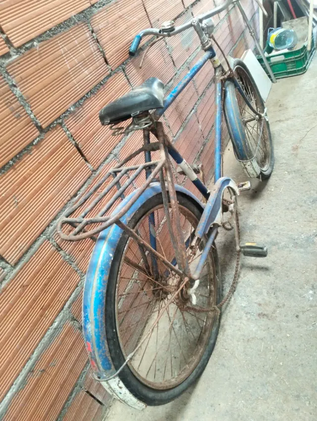 Bicicleta Orbea de varillas azul