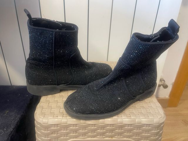 Botines niña Zara T.31 Brillantes
