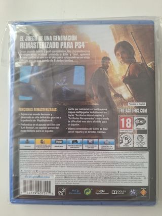 The Last of Us Remastered PS4 sigillato