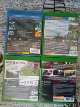 Xbox One S 1TB Blanca + complementos de las fotos