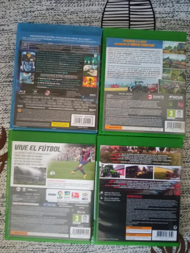 Xbox One S 1TB Blanca + complementos de las fotos