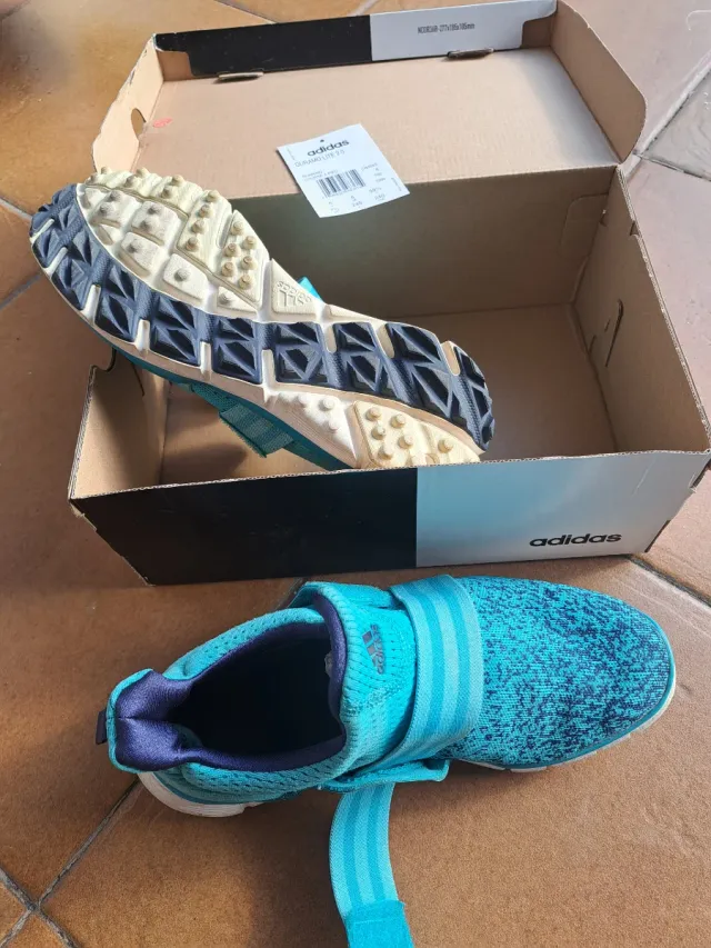 Zapatos de golf Adidas Duramo Lite Verano Azul/Tur