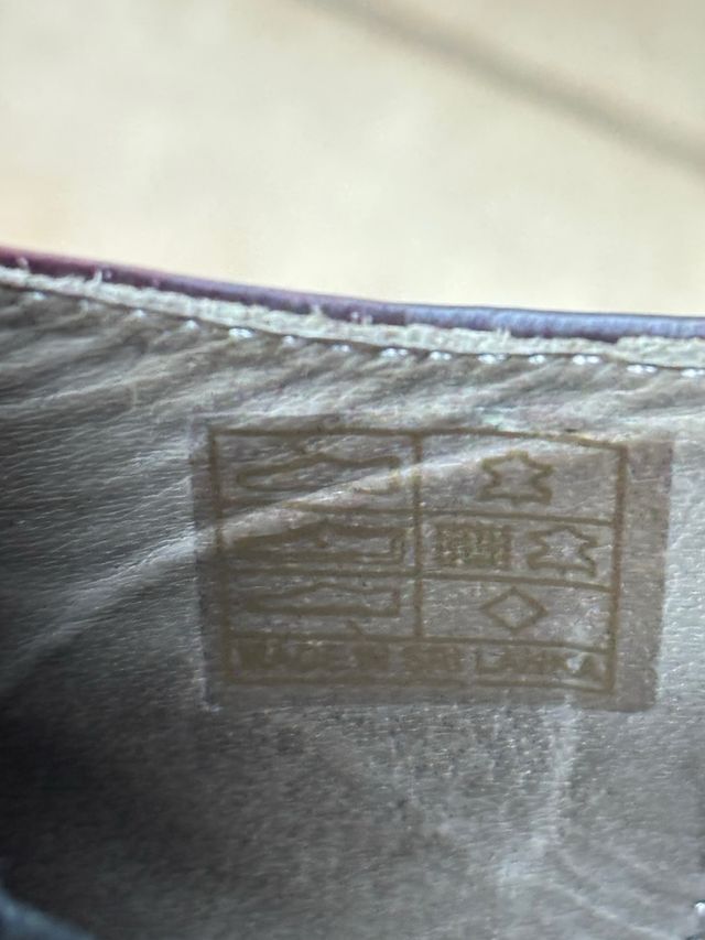 Zapatos H London de piel Marrón/Morado