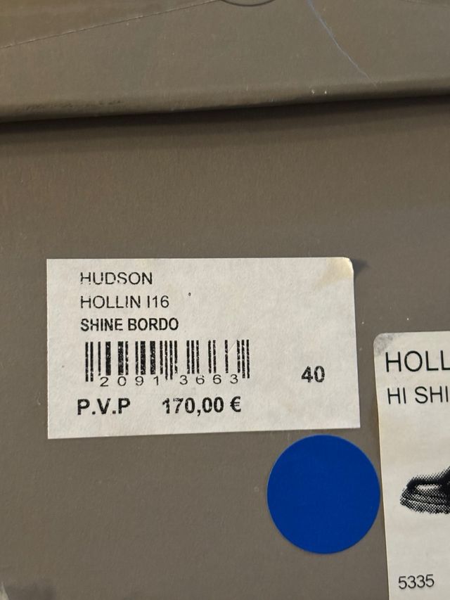 Zapatos H London de piel Marrón/Morado