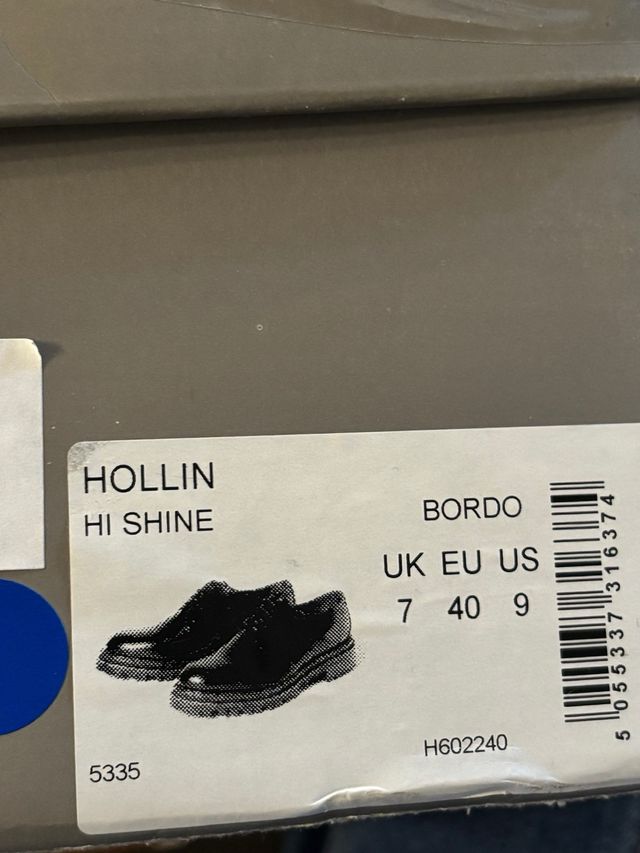 Zapatos H London de piel Marrón/Morado