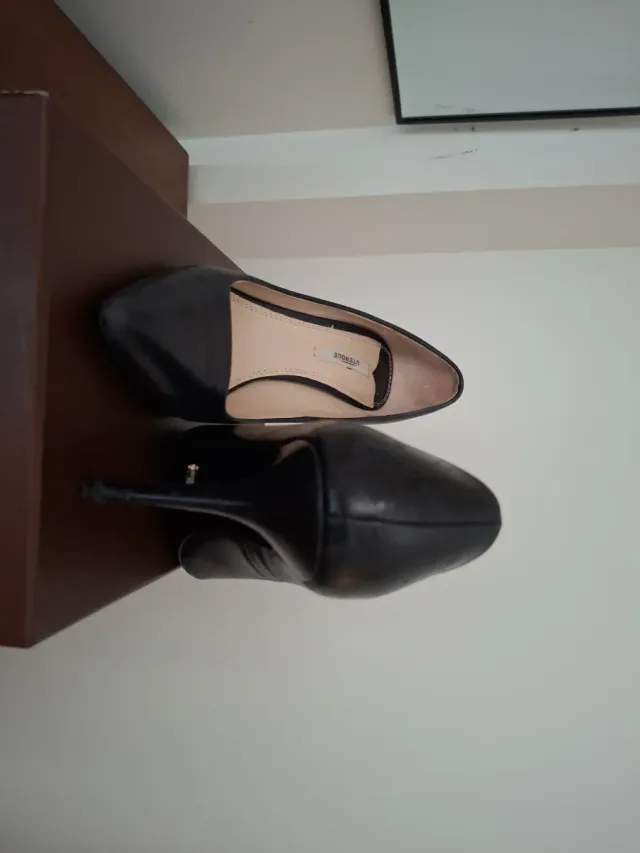 Tacones Utterque Piel Negro Salón