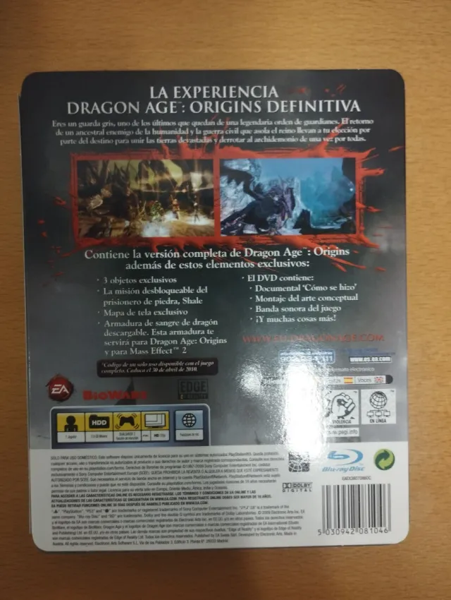 Dragon Age Origins Collector's Edition PS3