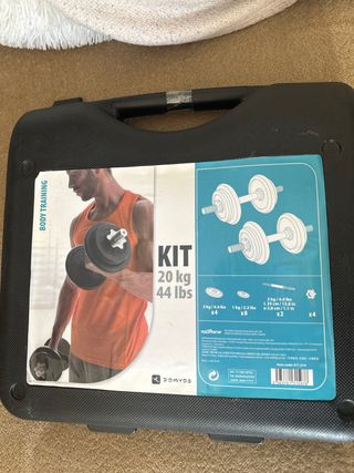 Kit Pesas Domyos 20 kg