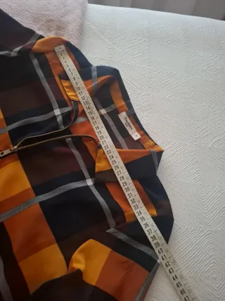 Camisa de cuadros con cremallera