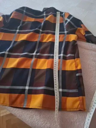 Camisa de cuadros con cremallera