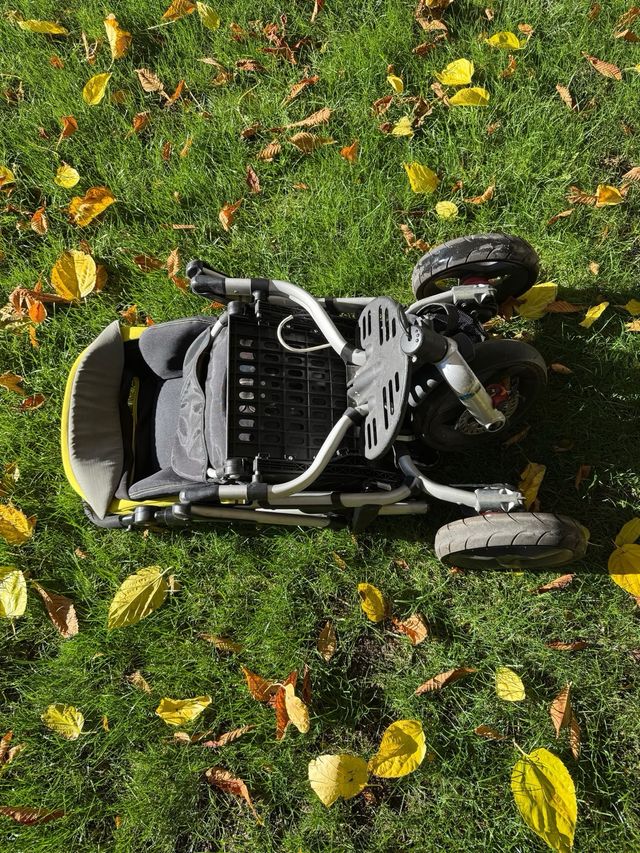 Carrito JANE bebé 3 en 1 con 3 ruedas camino rural