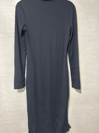 Vestido ajustado Bershka Negro Manga Larga