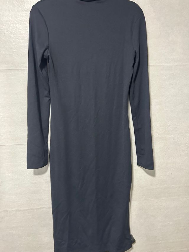 Vestido ajustado Bershka Negro Manga Larga